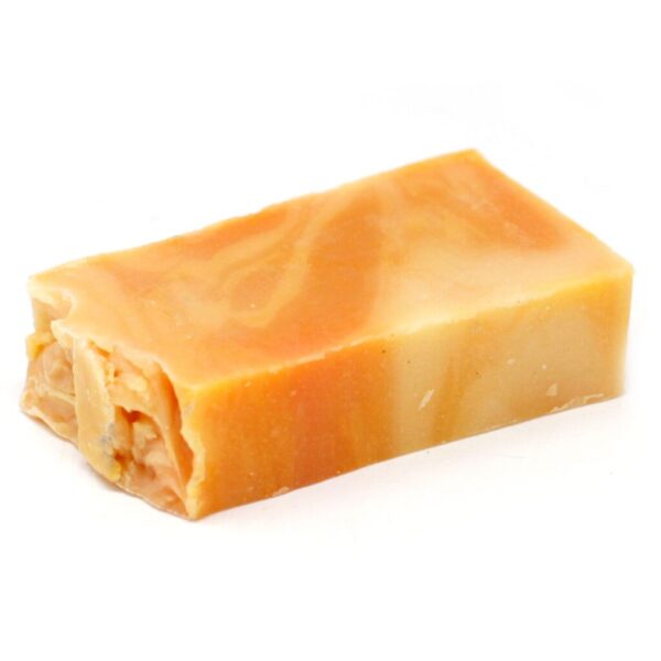 Handmade Olive Oil Soap slice – Orange