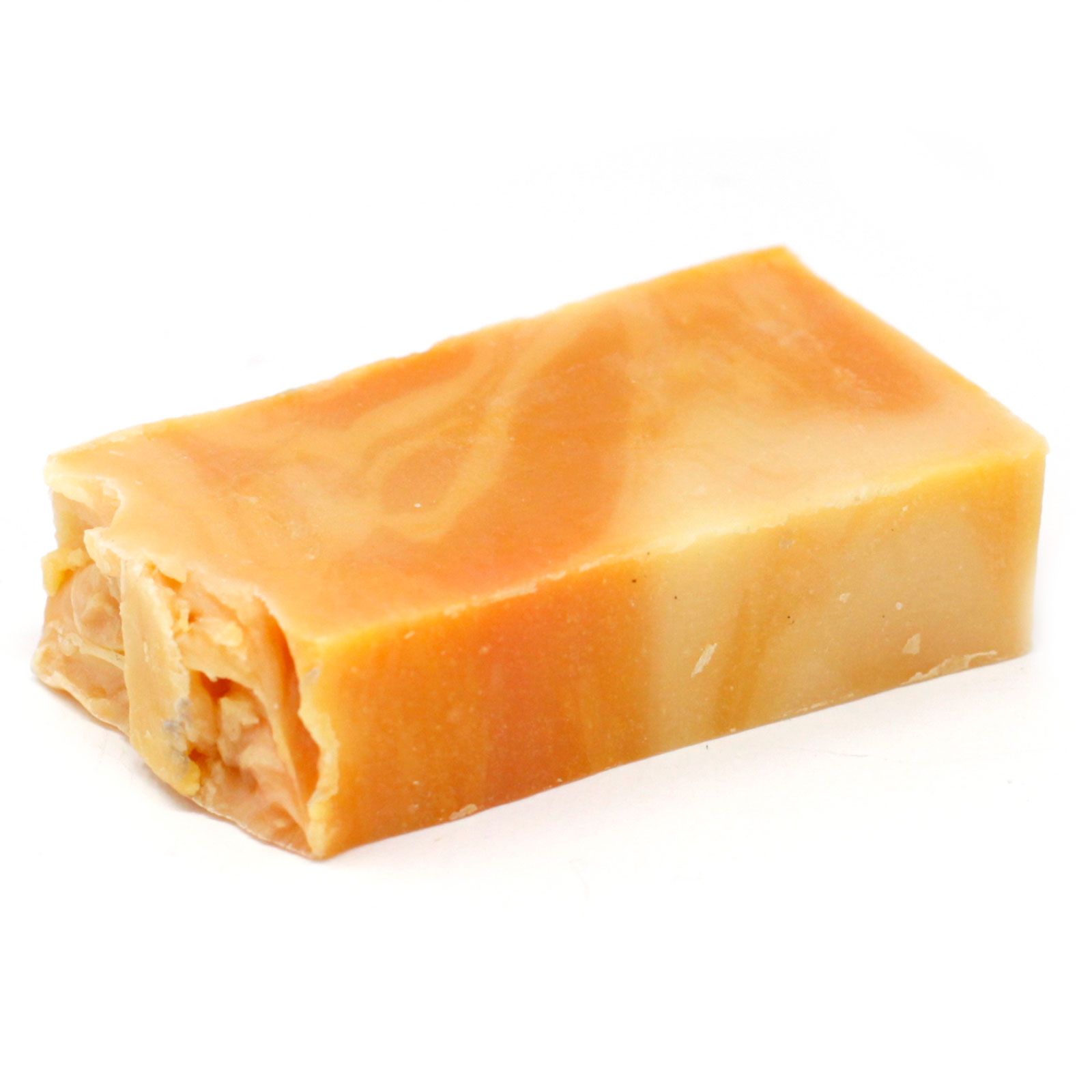 Handmade Olive Oil Soap slice – Orange - Image 2