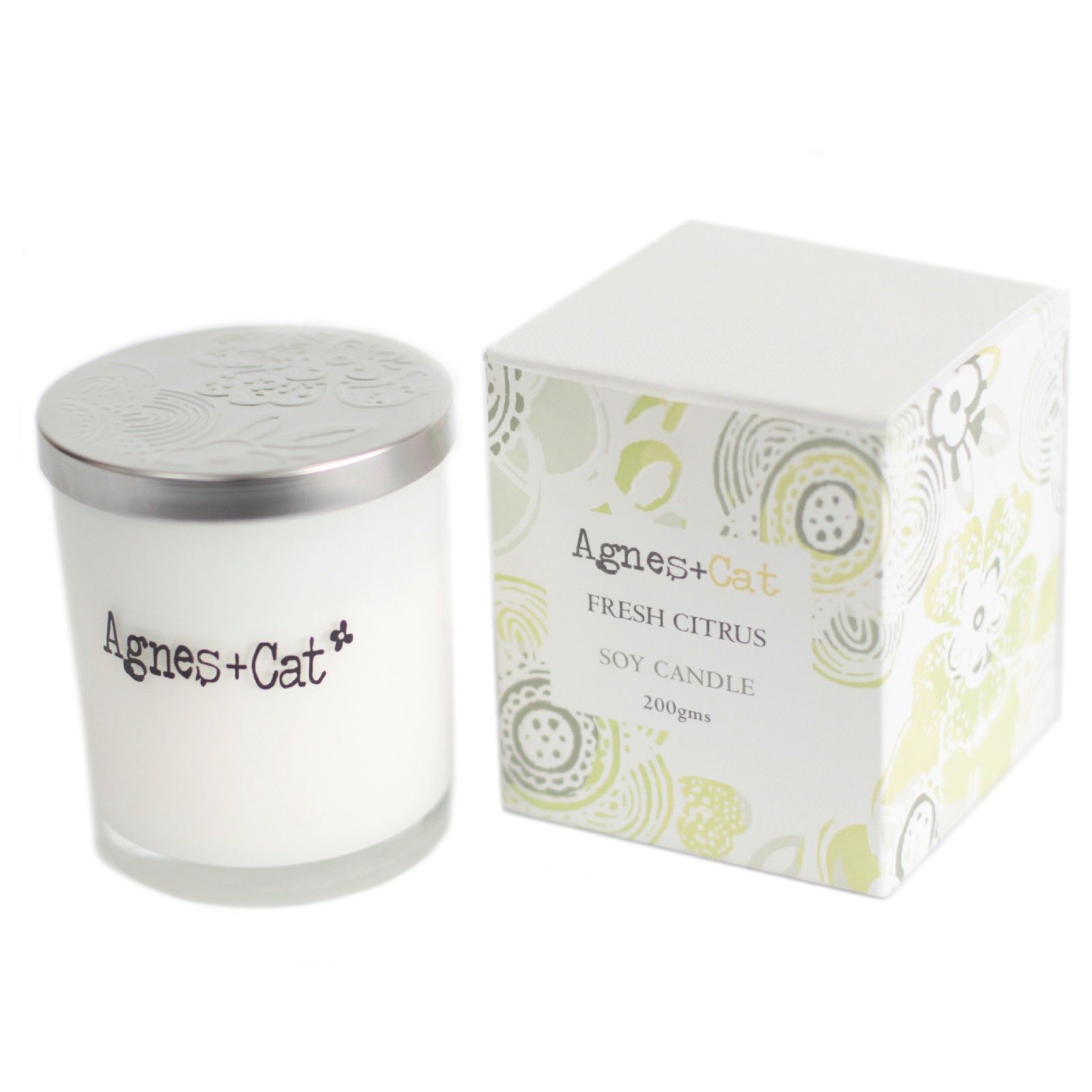 Agnes + Cat Votive Candle - Fresh Citrus - Image 2