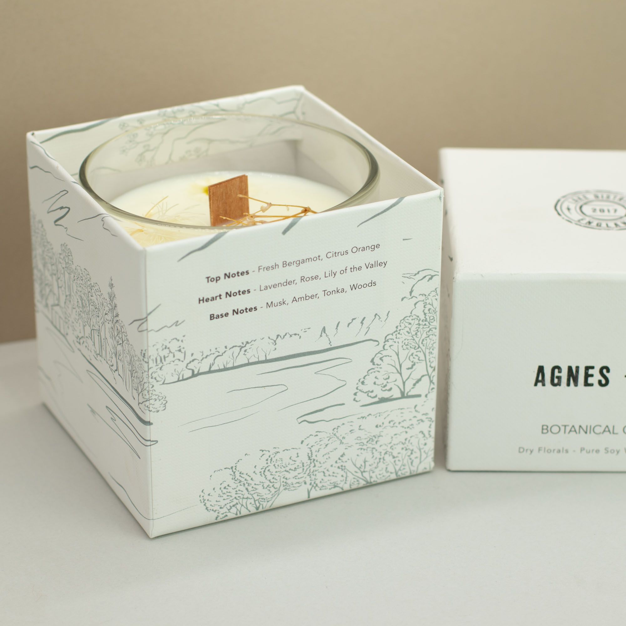 Agnes + Cat Botanical Soy Wax Candle - Windermere - Image 3
