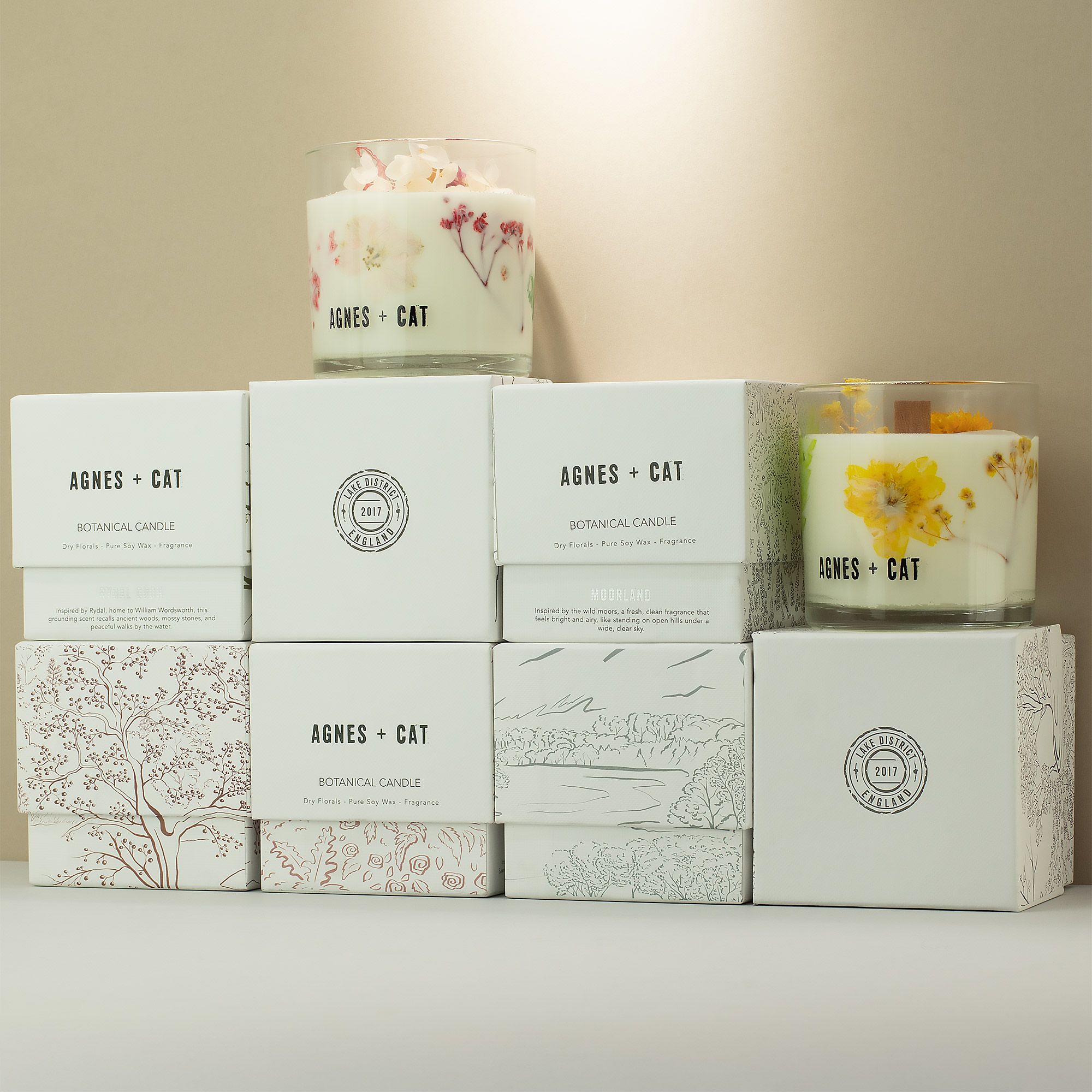 Agnes + Cat Botanical Soy Wax Candle - Windermere - Image 4
