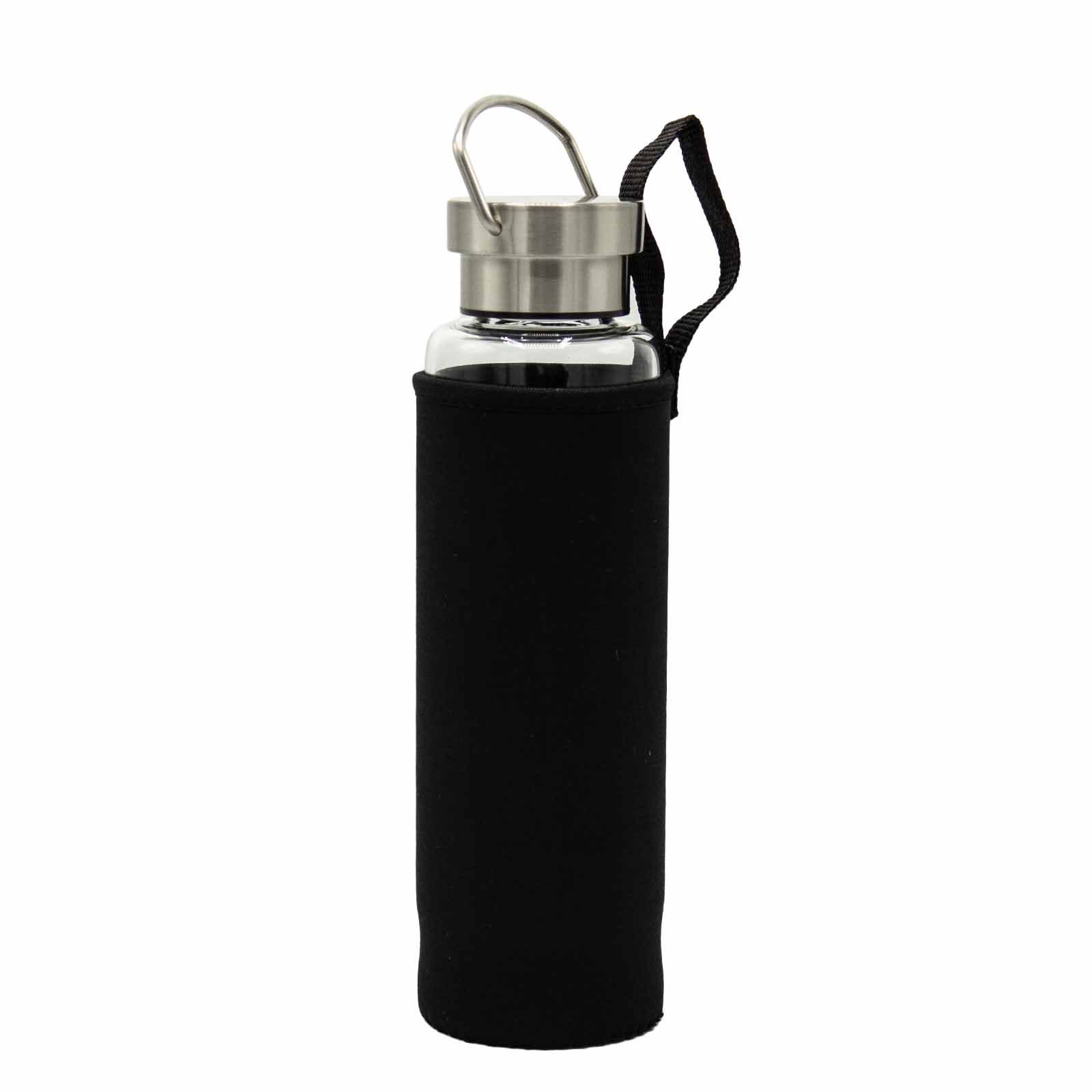 Crystal Infused Glass Water Bottle - Cleansing Clear Quartz - Image 6